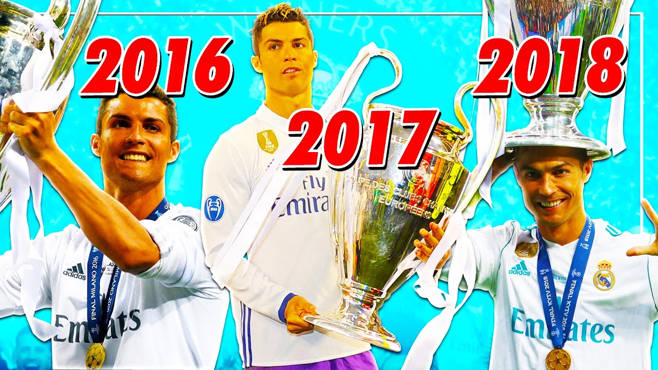 7 times em 3 FINAIS SEGUIDAS de Champions League