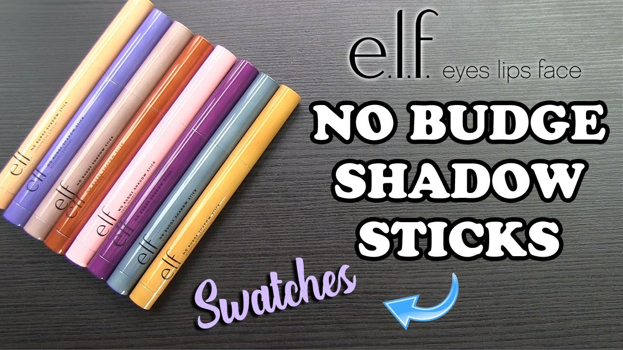 *NEW* elf No Budge Shadow Sticks // Swatches & Review