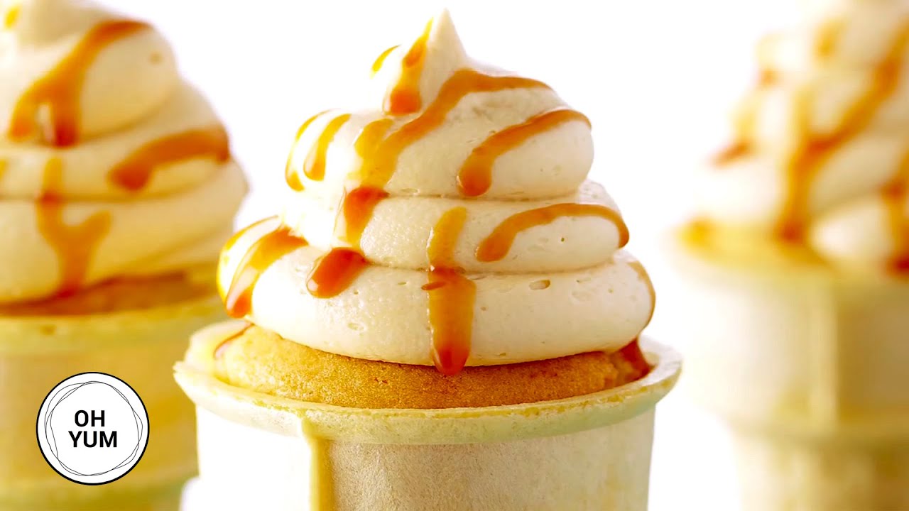 Professional Baker Teaches You How To Make ICE CREAM CUPCAKES!