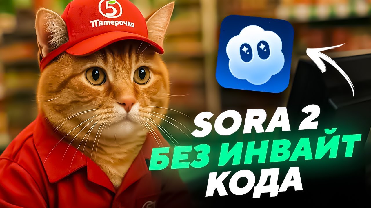КАК ПОЛЬЗОВАТЬСЯ SORA 2 БЕЗ ИНВАЙТ КОДА И ВОДЯНОГО ЗНАКА | КАК ГЕНЕРИРОВАТЬ ВИДЕО ЧЕРЕЗ SORA 2