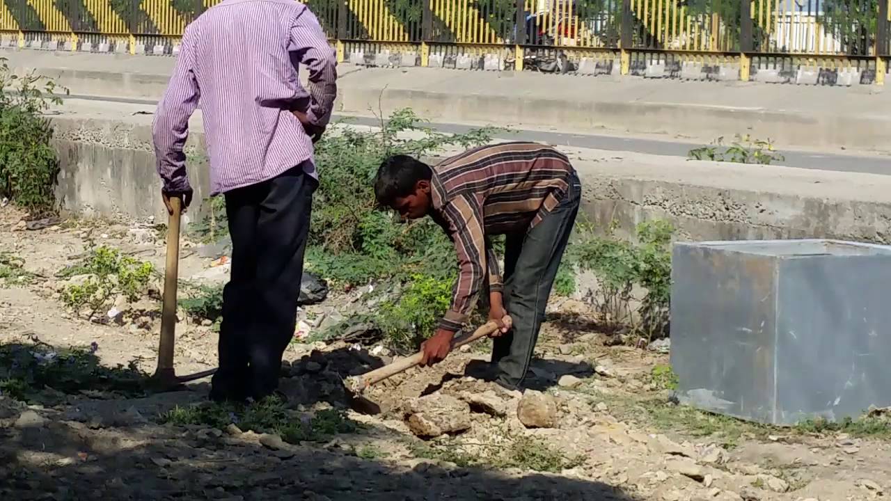 Funny indian workers