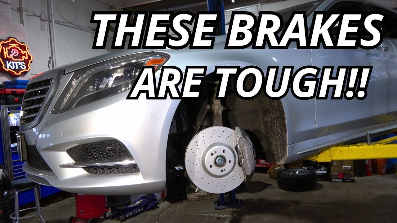 MERCEDES BENZ S550 : Front Brake Pads & Brake Rotor Replacement
