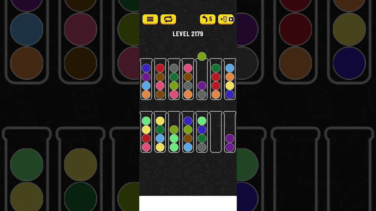 Ball sort puzzle level 2179