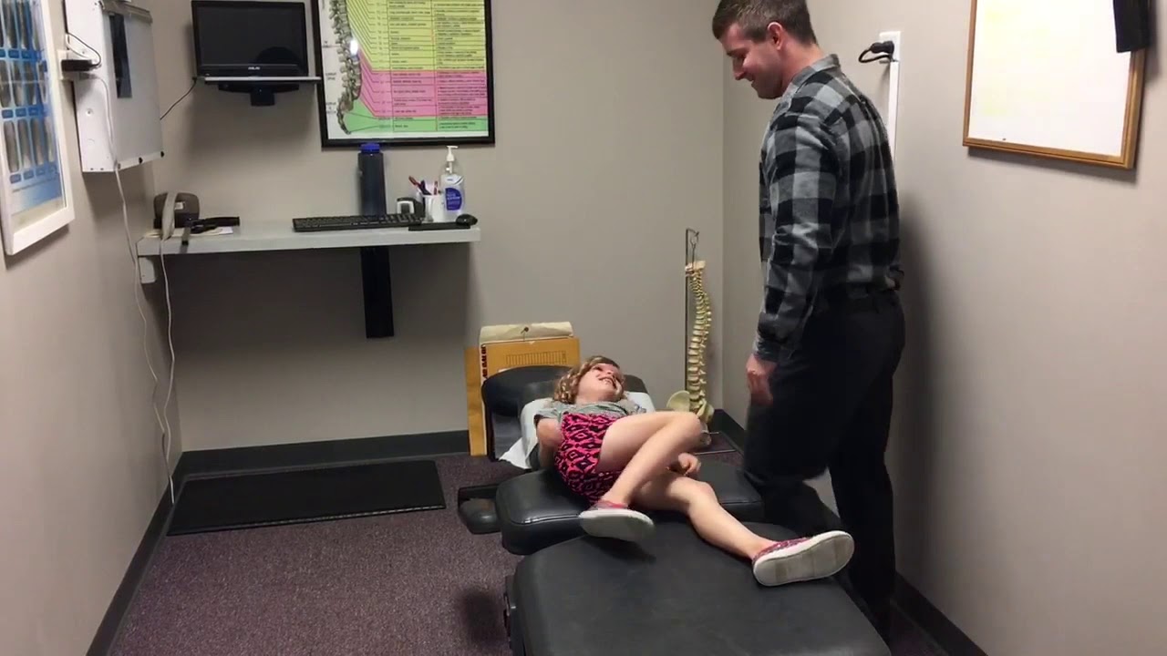 5 year old child has chiropractic treatment in Plainfield IL