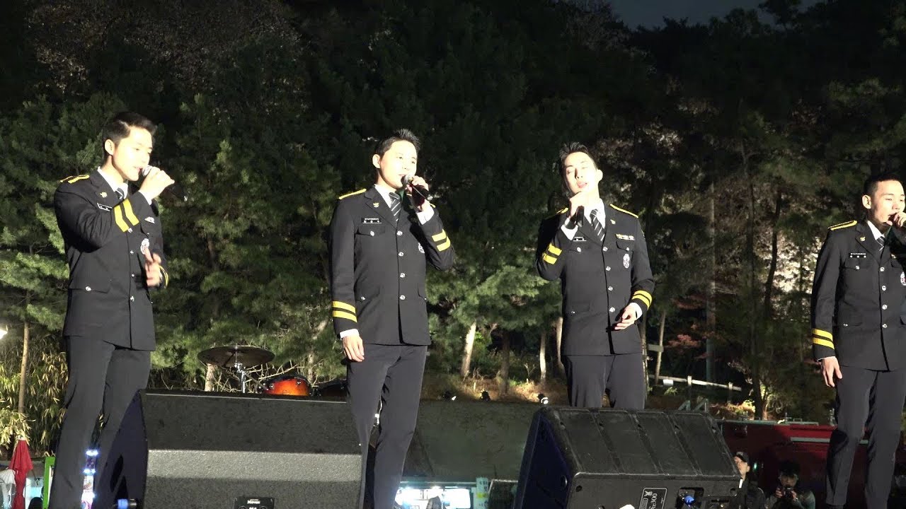180414 [경기도청 벚꽃축제] XIA 김준수 - 청혼 (with 경기남부경찰홍보단 박찬울, 김형준, 이병호 )