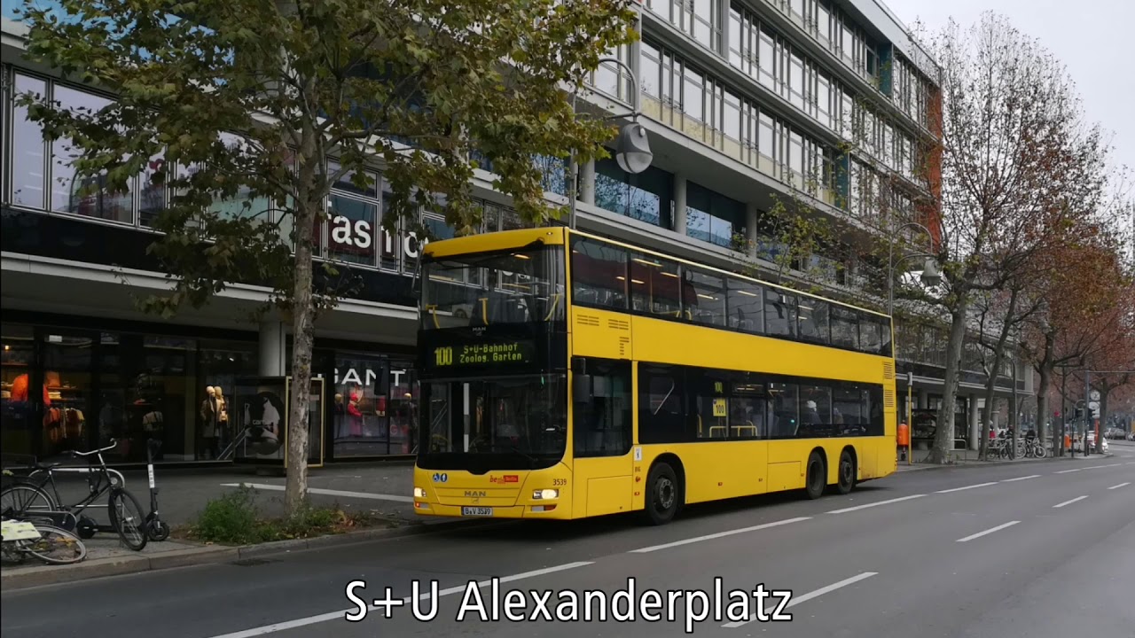 [Busse Berlin] Defekte Ansagen - Linie 100 (Wagen 3539)