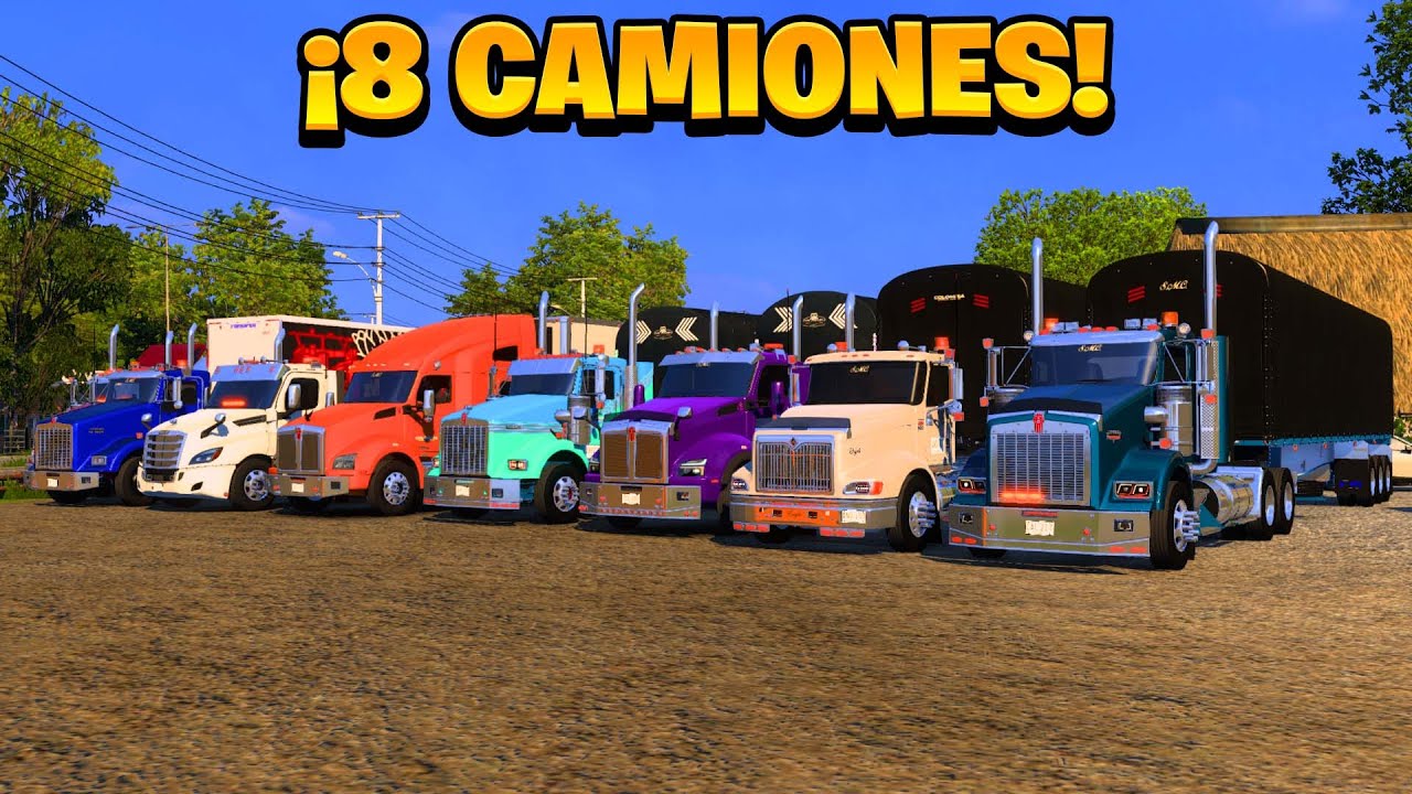 ¡DE RODADA CON 8 CAMIONES POR COLOMBIA! | American Truck Simulator