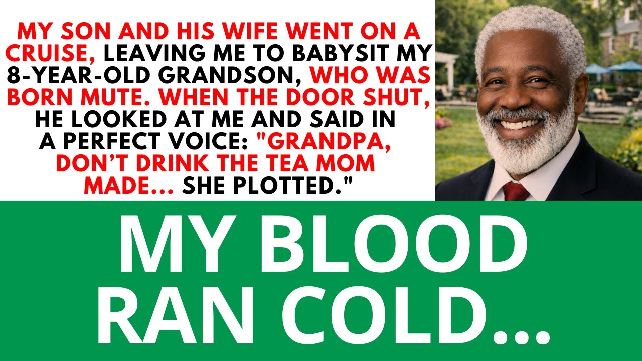 My Mute Grandson Spoke As Soon As His Parents Left  What He Said Saved My Life...
