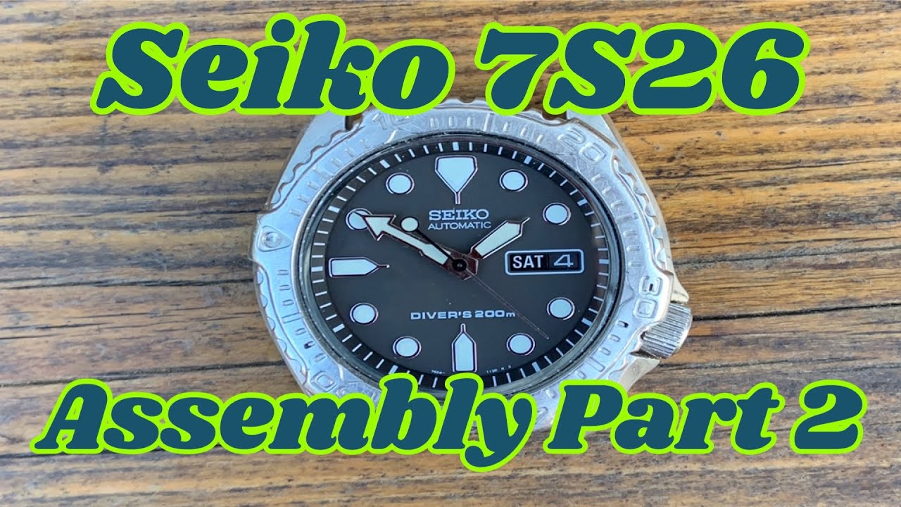 Seiko 7S26 Watch Service. Assembly Tutorial Part 2 - Calendar Works