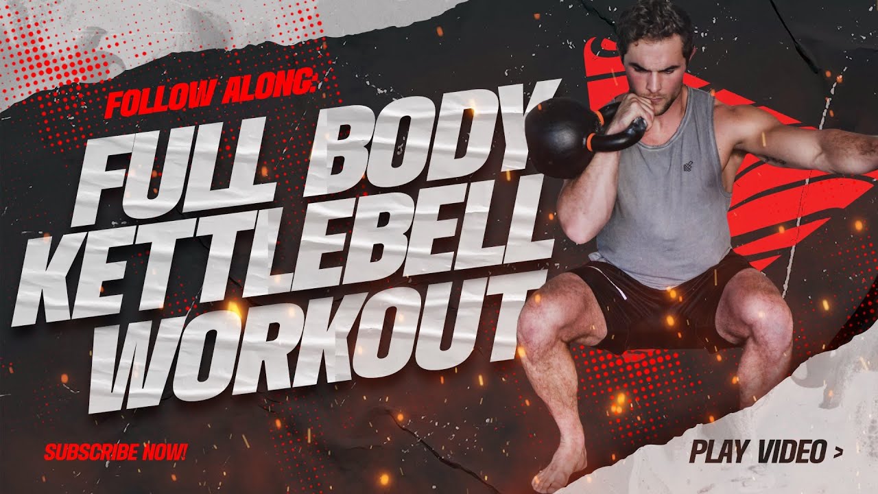 FULL BODY Functional Kettlebell Workout (follow along)
