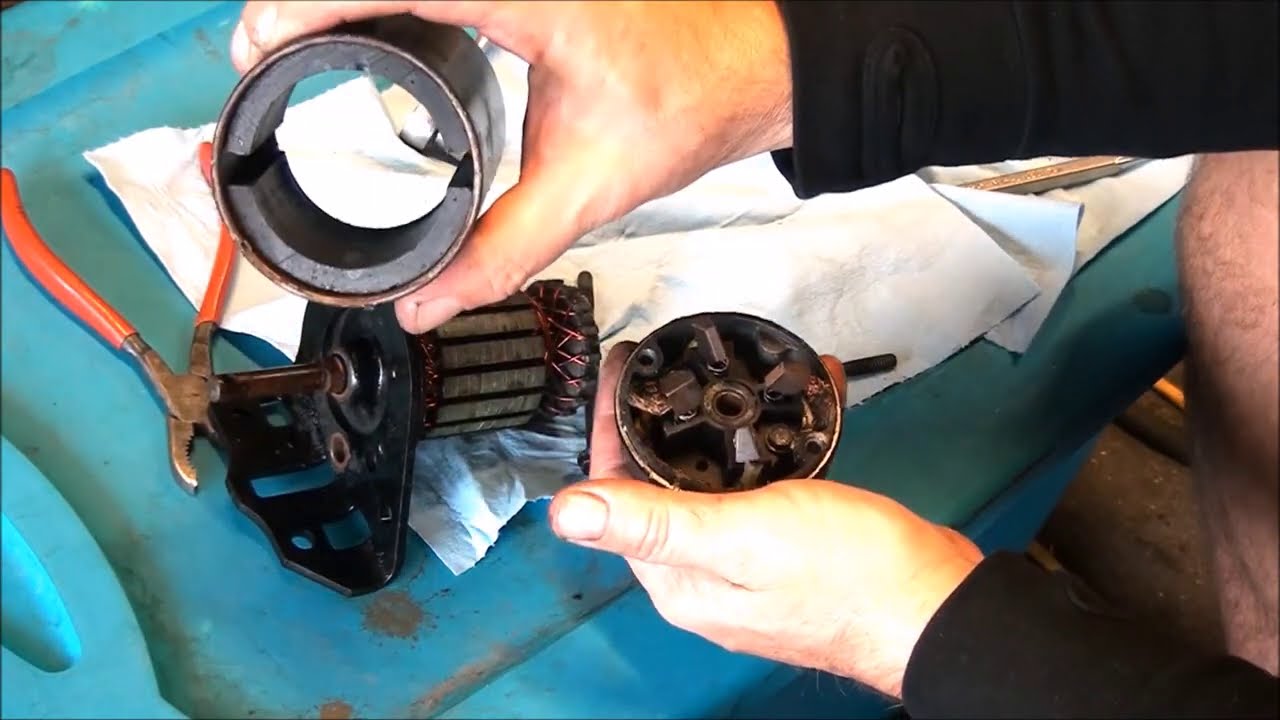 Briggs and Stratton STARTER MOTOR ~ FIX or REPLACE? HOW TO REPAIR common PROBLEM wont work