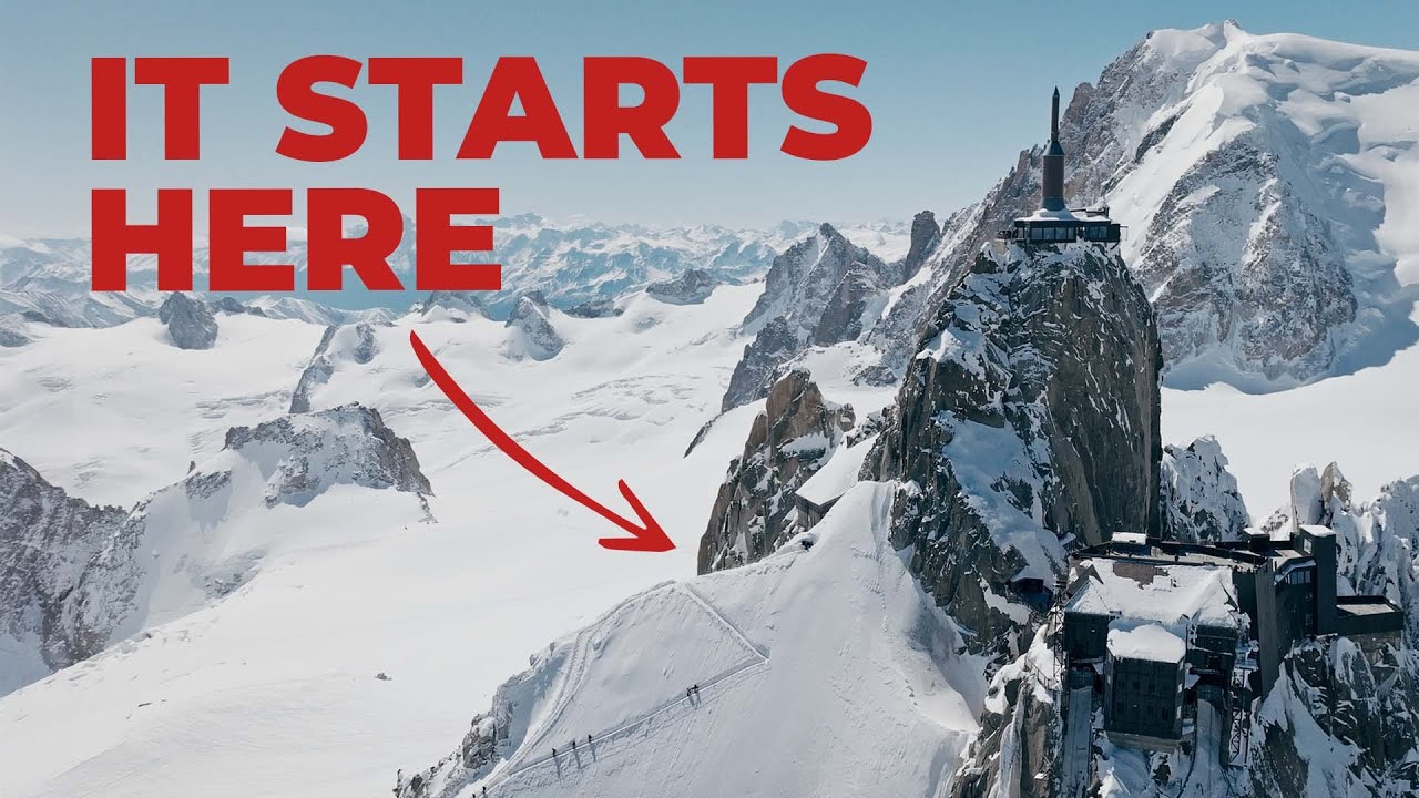 Skiing The World&rsquo;s LONGEST Off Piste Run - VALL&Eacute;E BLANCHE