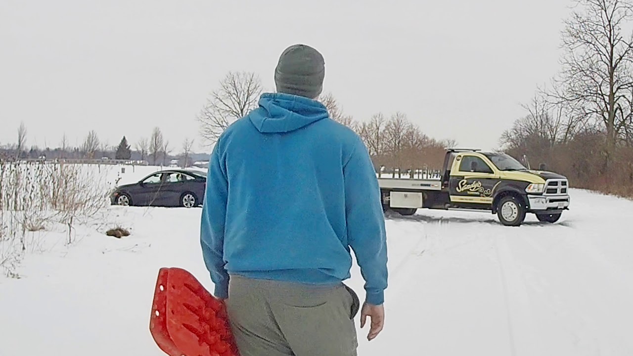 3 Snow Traction Board Recoveries in 30 min