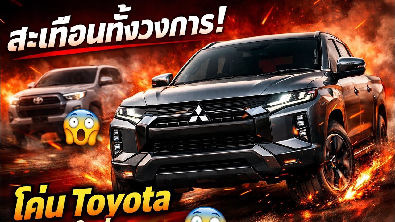 สะเทือนทั้งวงการ! Mitsubishi Triton 2026 โค่น Toyota กระบะใหม่แรงสุด 😱