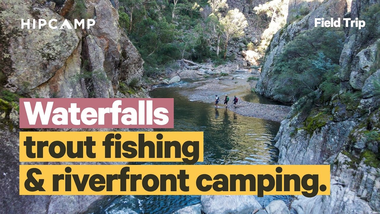 Riverfront bush camp with massive waterfall and trout fishing!