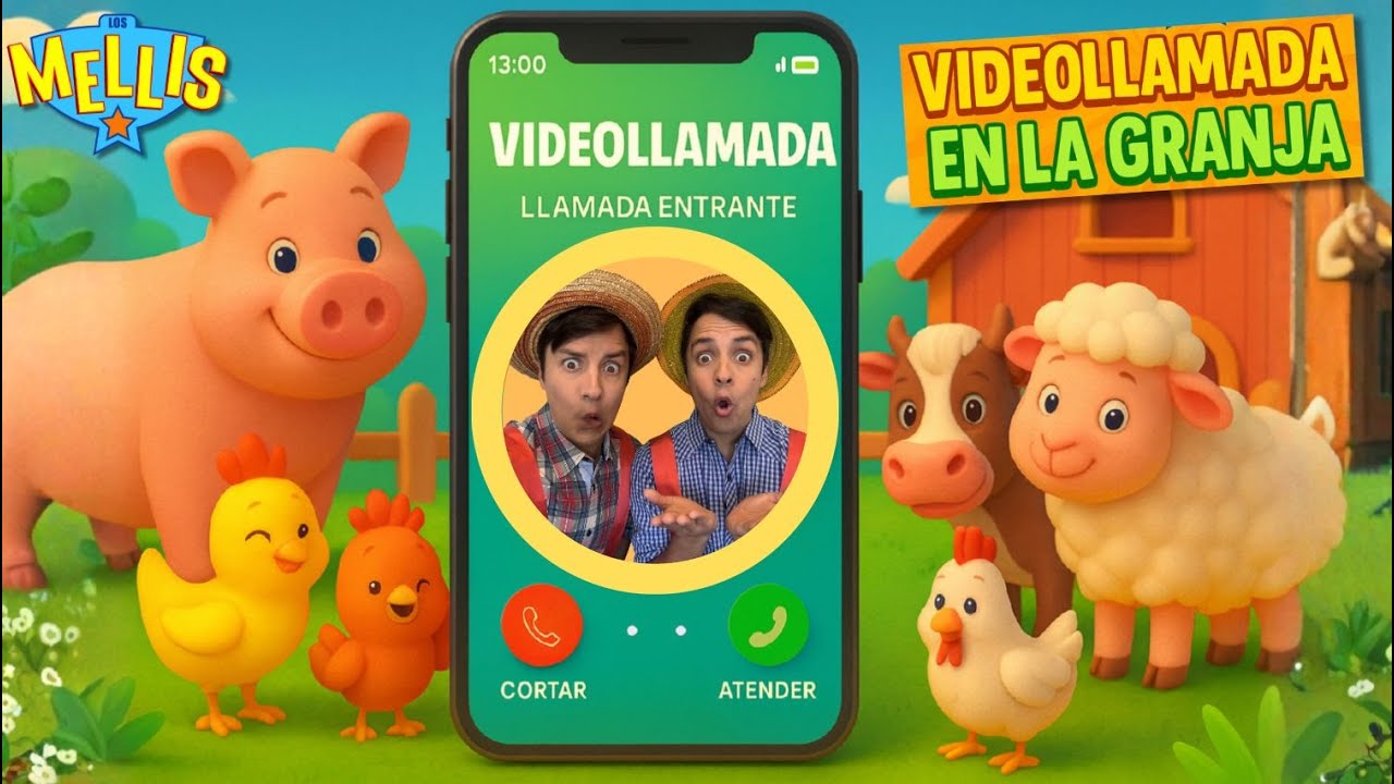 Videollamada de la GRANJA! 🐮🐰🐷 Ayudanos a darle de comer a los animales