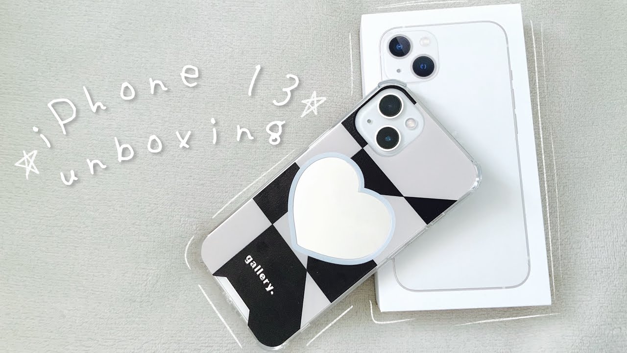 iPhone 13 Starlight (128gb) unboxing & quick setup✨