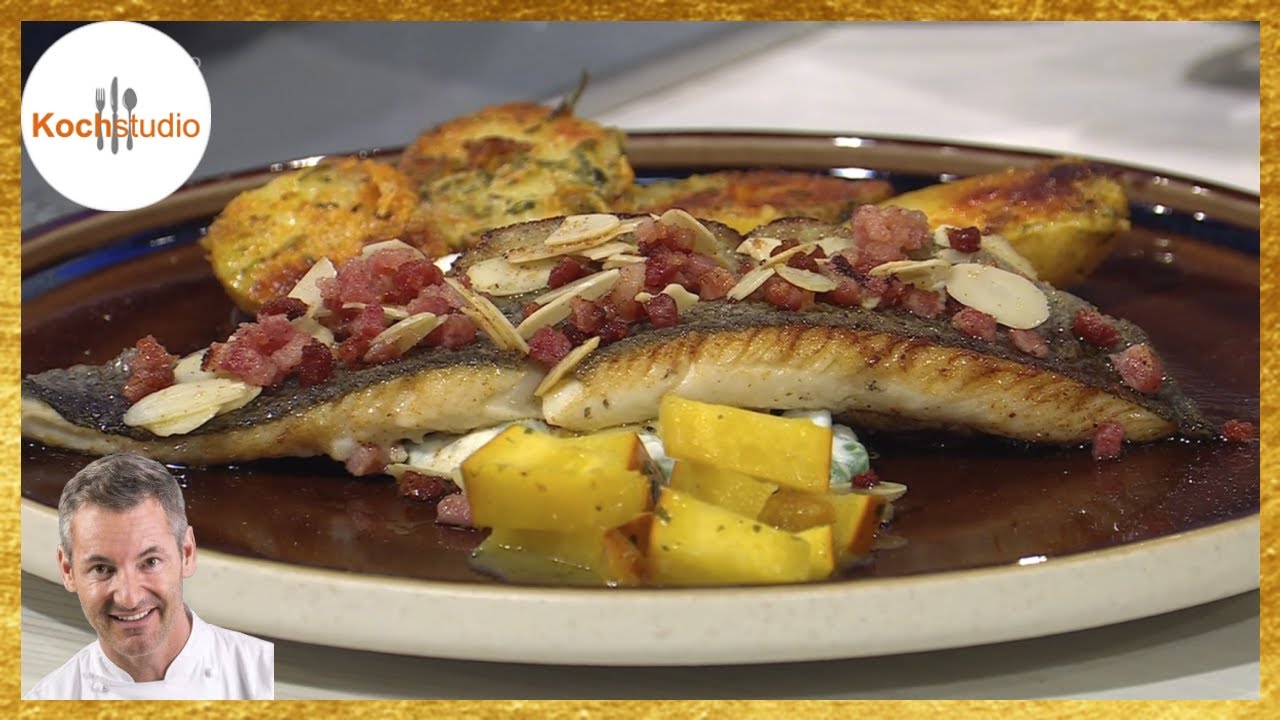 Christian Henze - Forellenfilet mit Mascarpone Erbsen & gebackenen Parmesan-Kartoffeln
