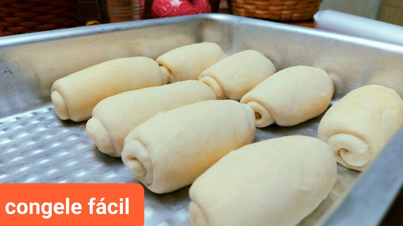 60 dias no FREEZER ❤Congele antes de Assar/pão congelado
