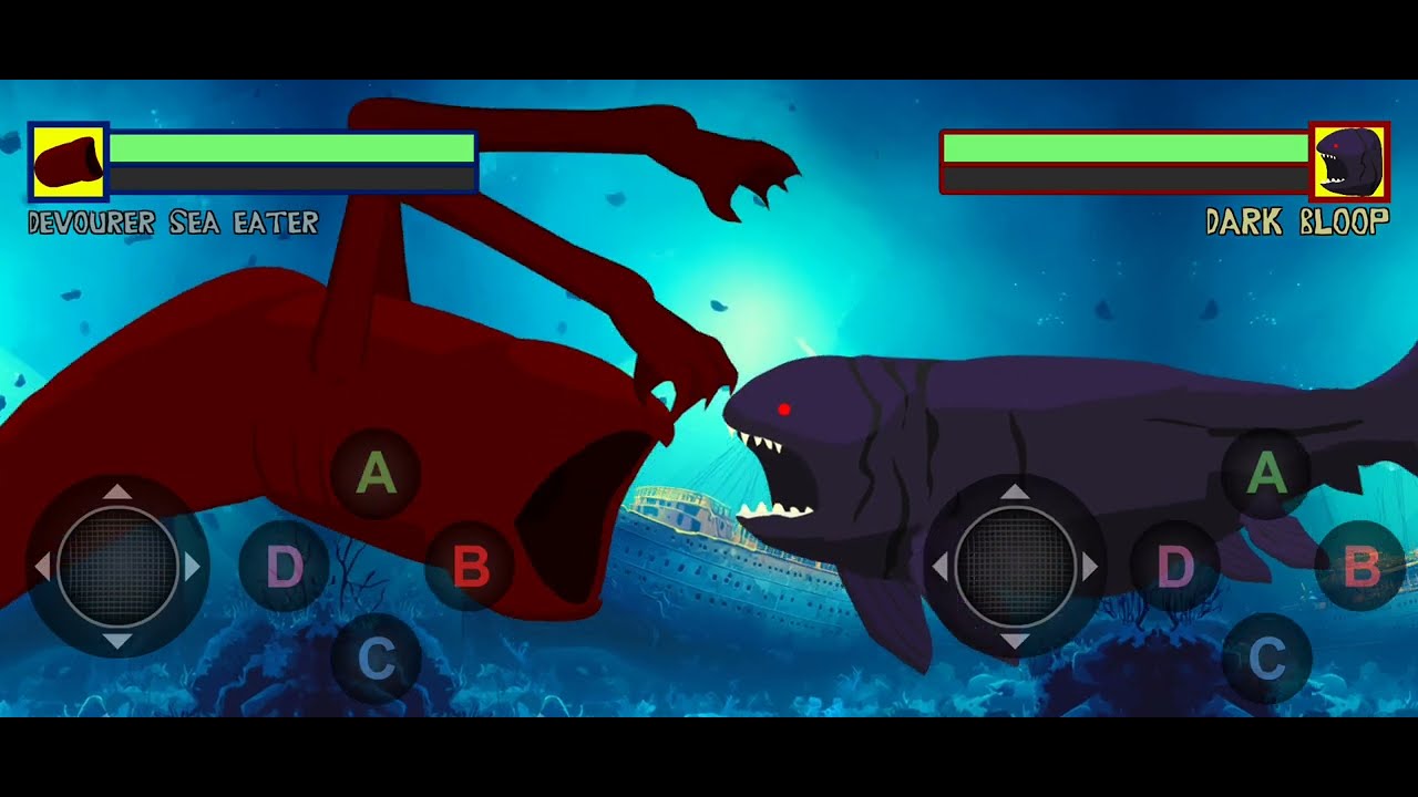 Dad vs Son - Sea monsters game