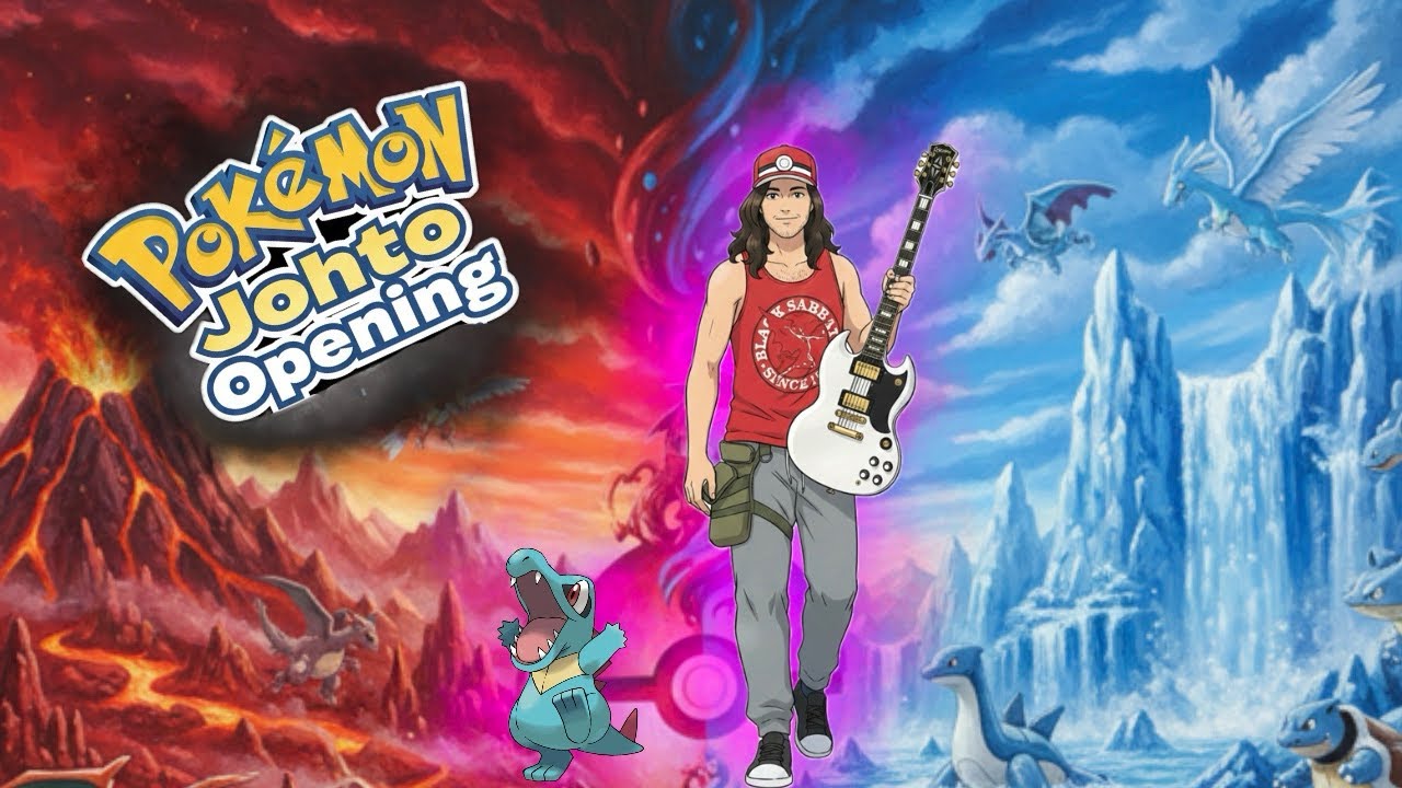 Pokemom Johto opening one man band cover