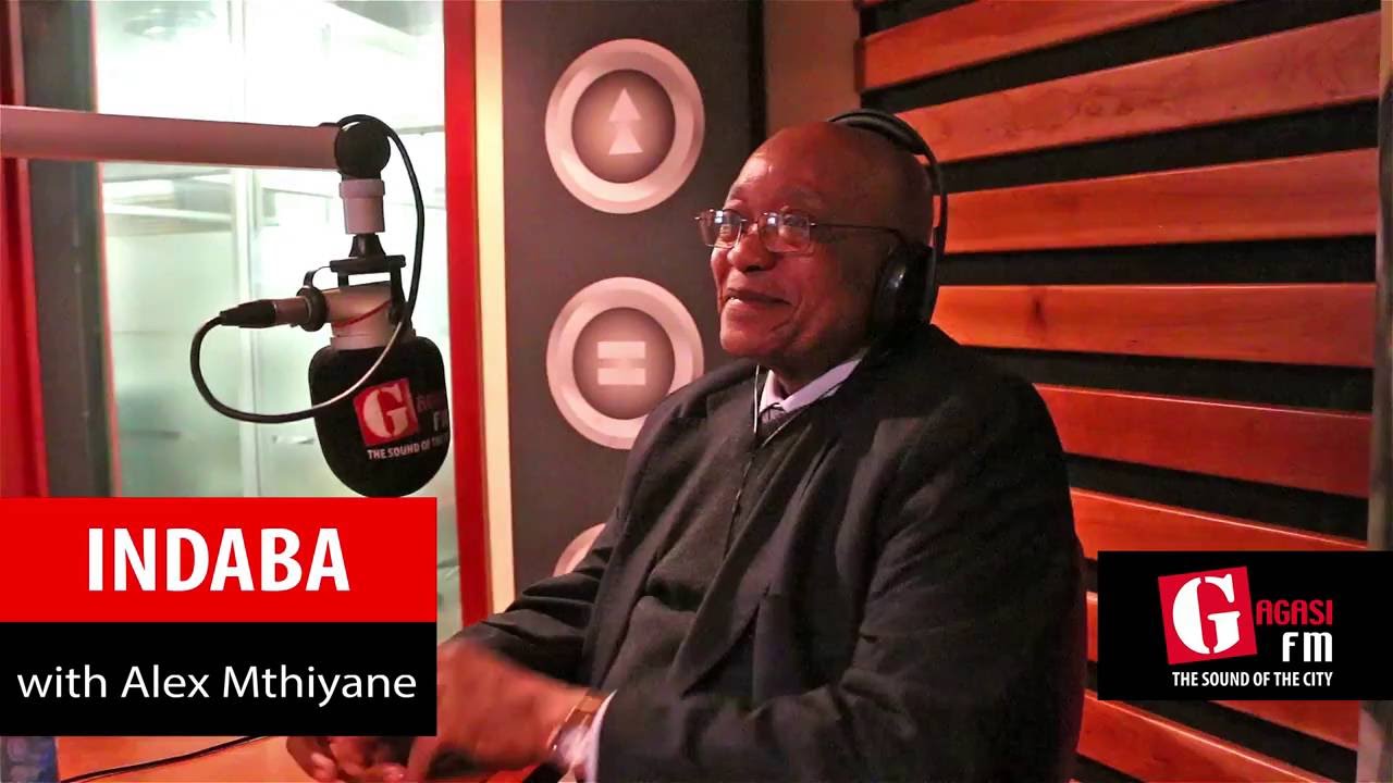 President Jacob Zuma on Indaba with Alex Mthiyane