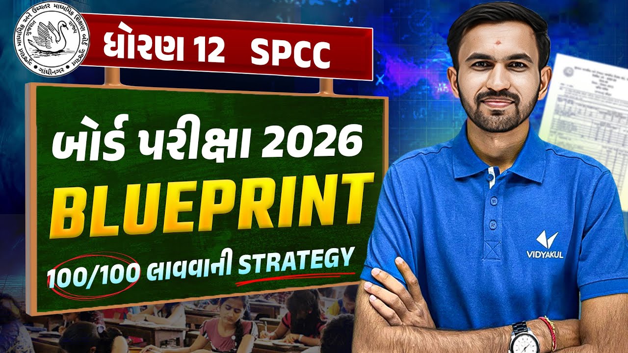 Std 12 SPCC Blueprint 2026 💯 | 95+ Marks Strategy | Board Exam 2026 | Nilkanth Sir
