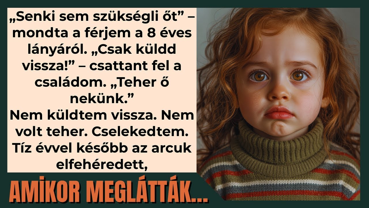 „Küldd csak vissza!” – mondta a családom a 8 éves mostohalányomról. Olyan teher.