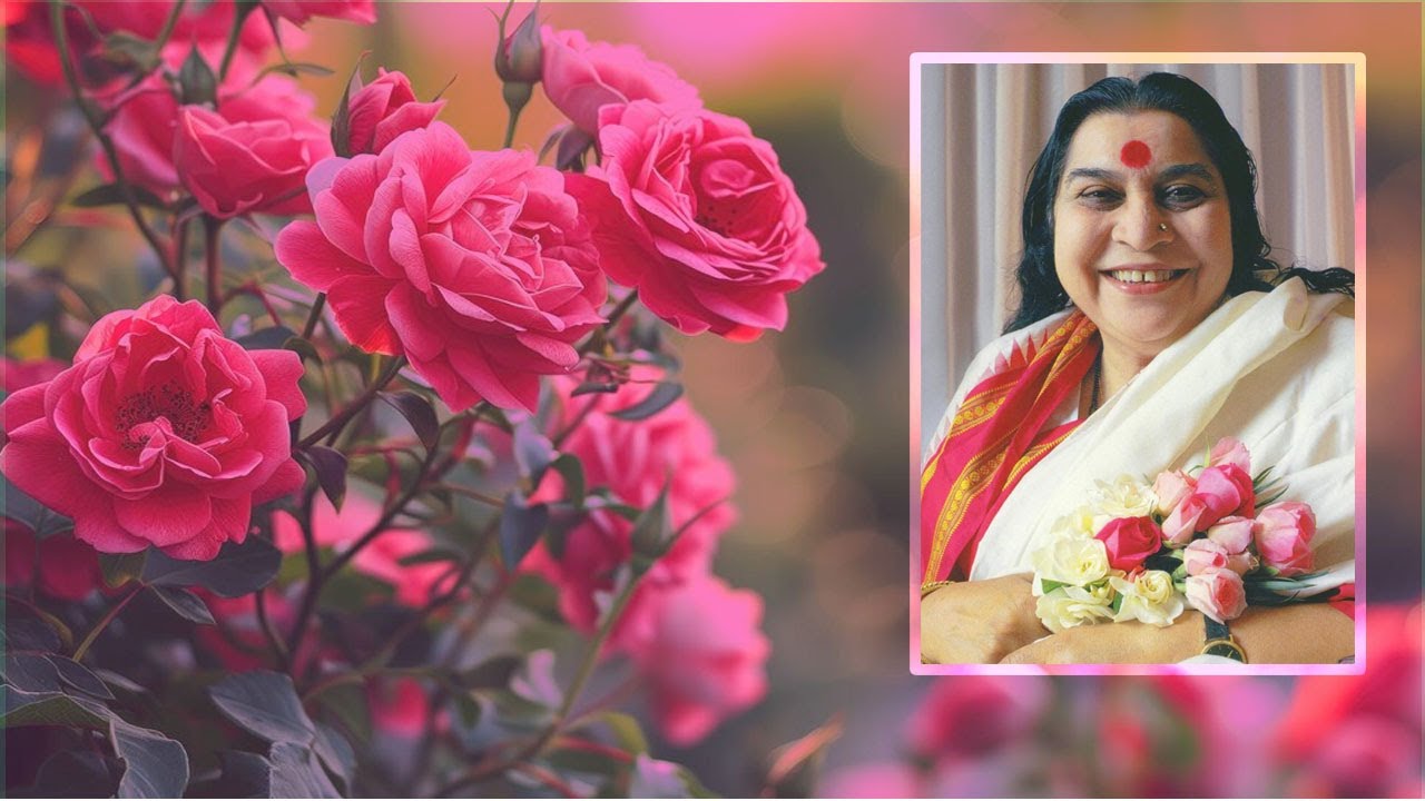 Joyous Meditation with Beautiful Flowers and words of Shri Mataji #sahajayoga