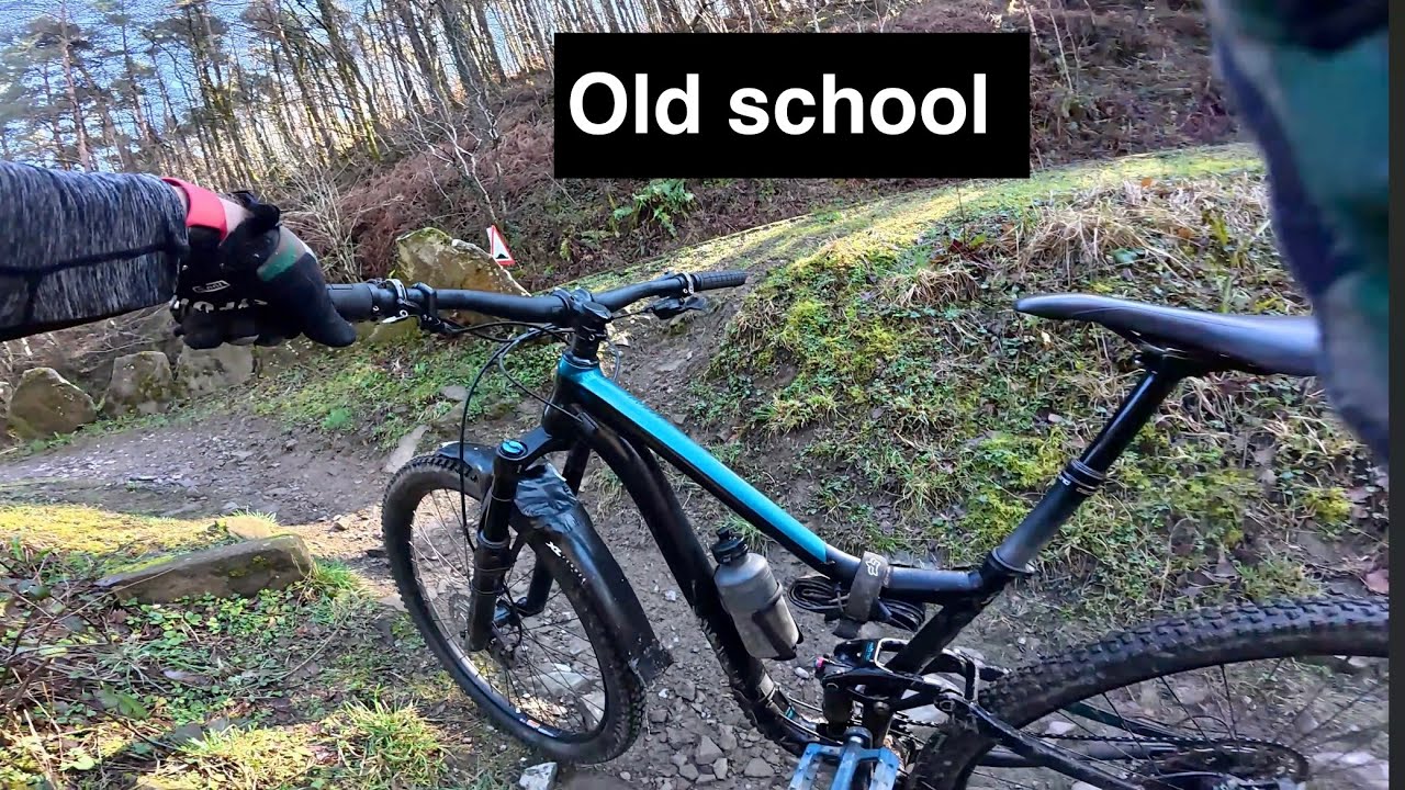 I ride Twrch the old school way - Twrch Trail, Cwmcarn, S Wales, UK