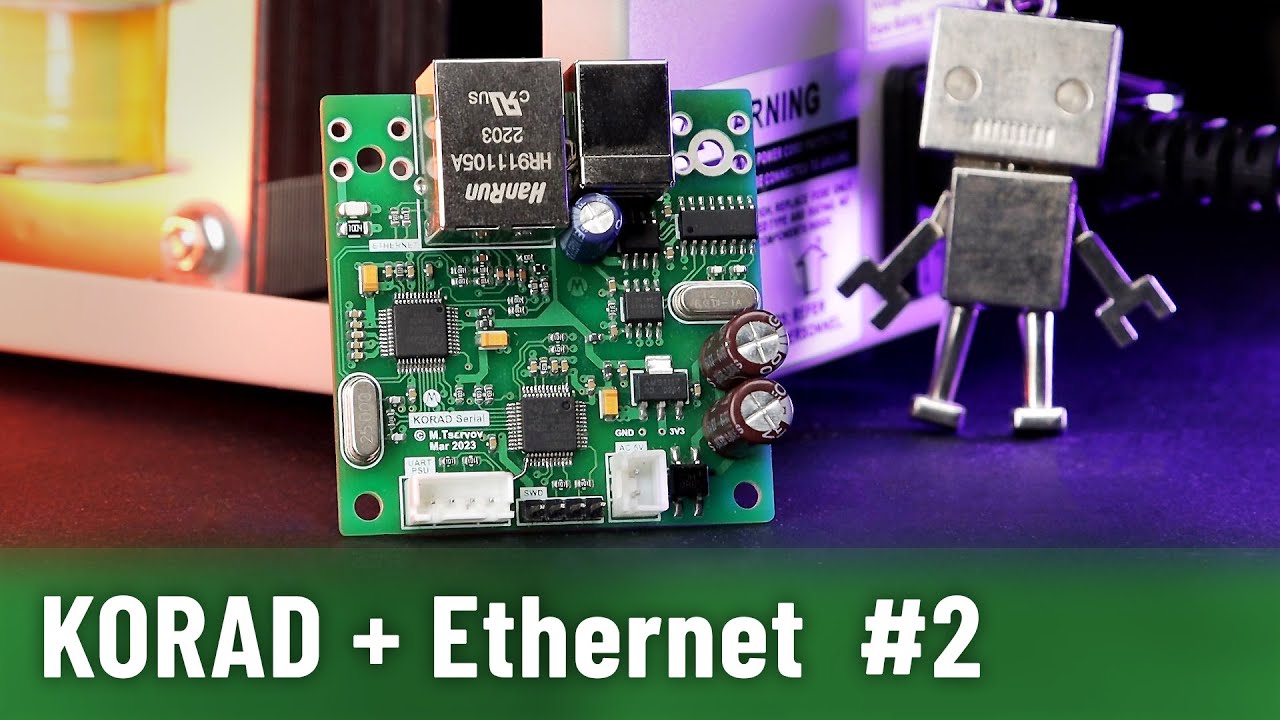 Своя интерфейсная плата. Ethernet'офикация ЛБП KORAD KA3005D #2