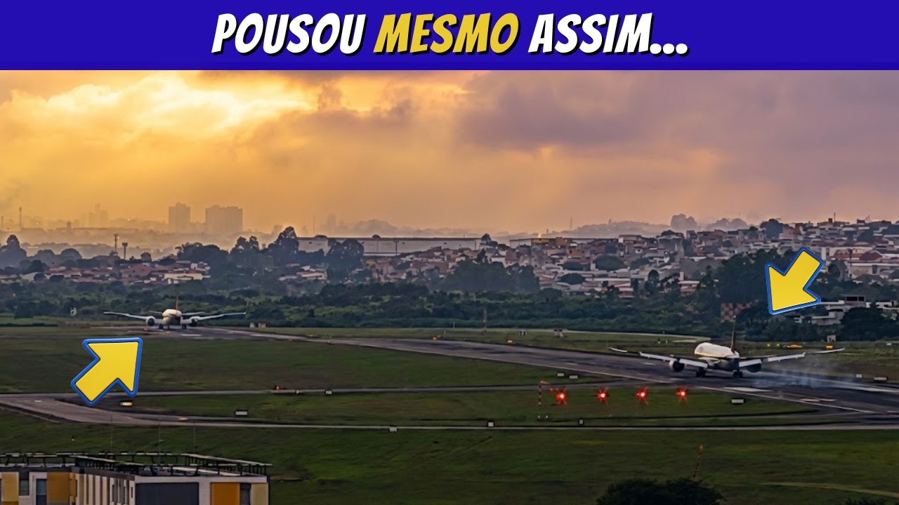 POUSO COM PISTA AINDA OCUPADA?