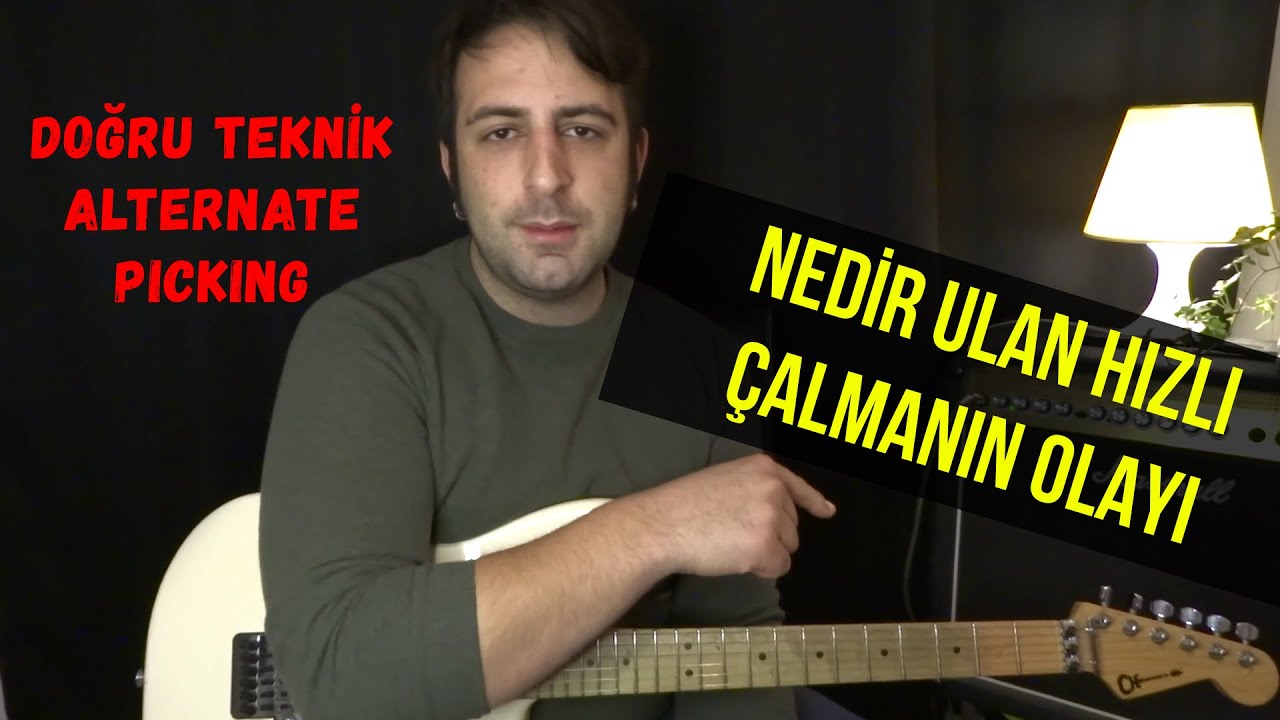 Aslında hep yanlış çalıyoruz.(Alternate Picking)