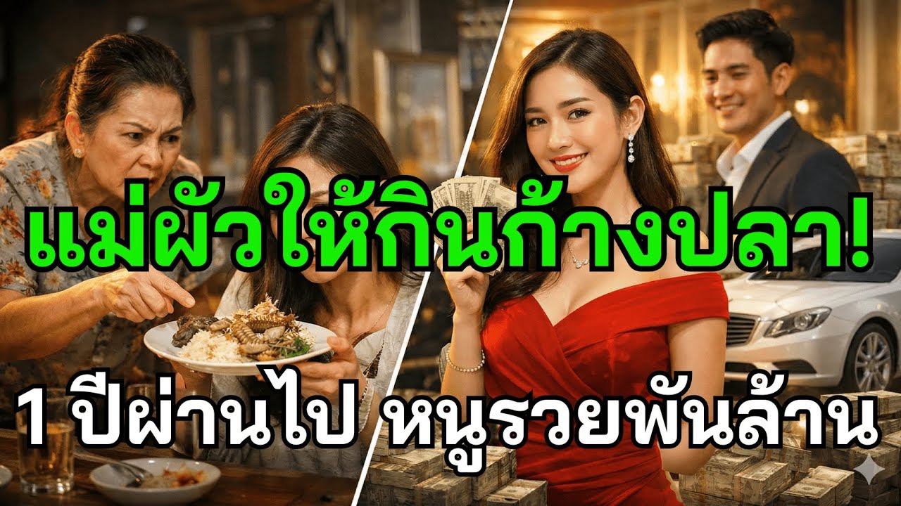 แม่แฟนดูถูกว่าจน ให้กินแต่ก้างปลา! 1 ปีผ่านไป ฉันกลับมาซื้อบ้านคืนด้วยเงินสดพันล้าน!