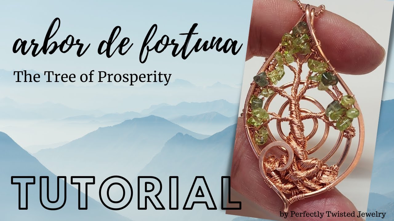 MAKE A MONEY TREE! The Tree of Life, Prosperity, The Money Tree Pendant Tutorial STEP BY STEP