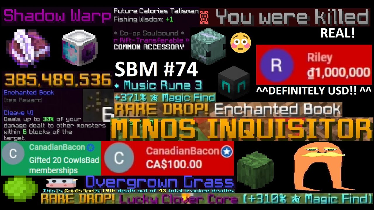 RNG + Pro Gaming (hypixel skyblock moments #74)