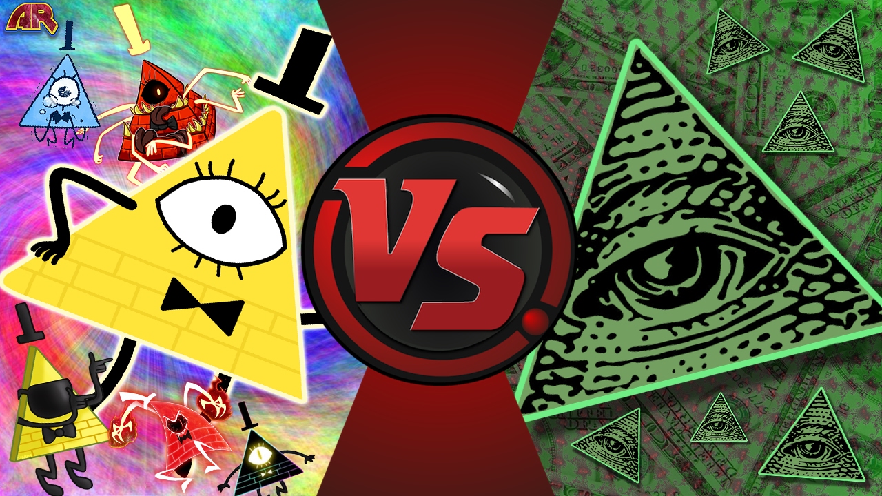BILL CIPHER vs ILLUMINATI! (Gravity Falls vs MLG) Cartoon Fight Club Episode 159!