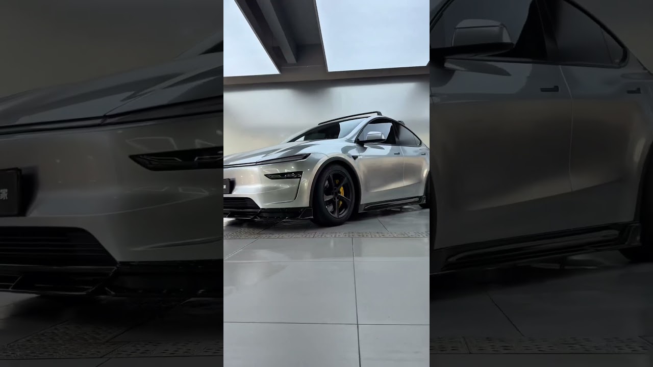 Model Y juniper| Body Kit #teslaupgrades #teslamods #customization #teslaaccessories #carmods