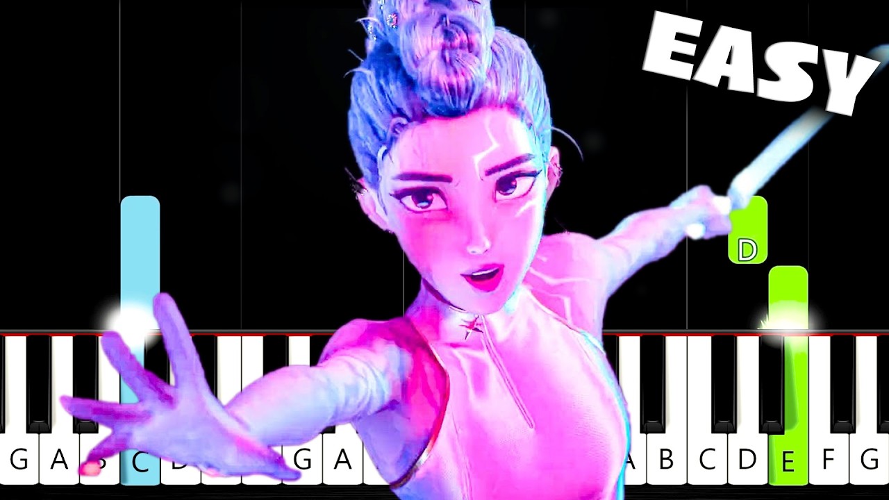 What It Sounds Like (KPop Demon Hunters) - EASY Piano Tutorial