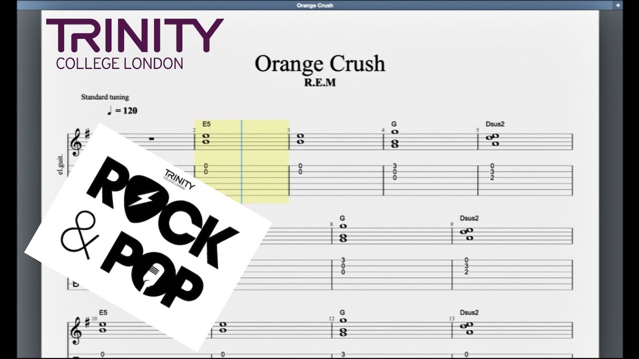 Гитара начального уровня Orange Crush Trinity