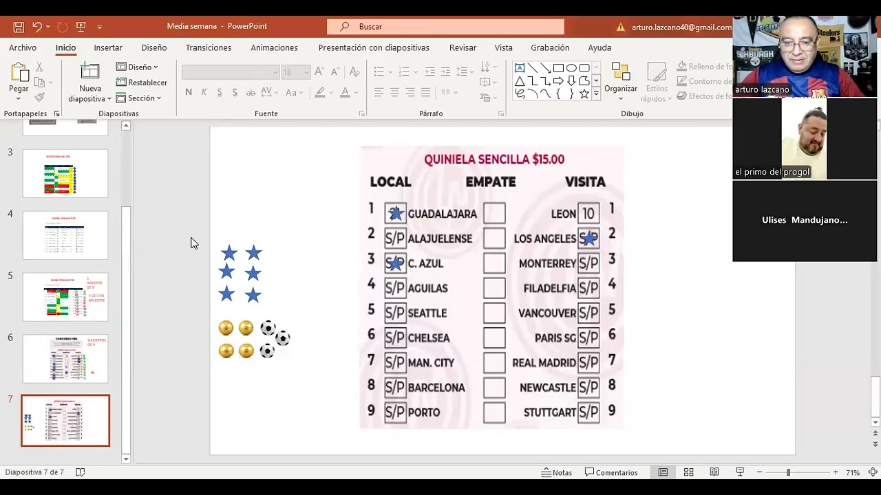 MEDIA SEMANA 787 LOS PRIMOS DEL PROGOL