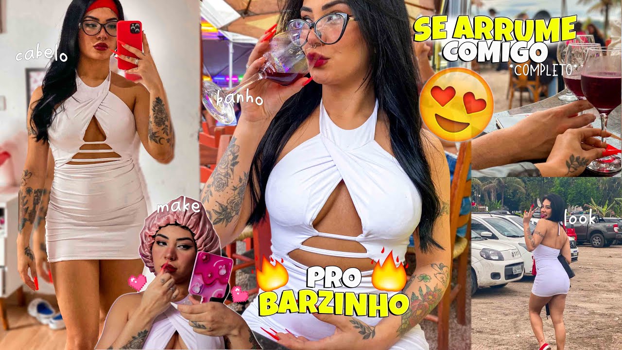 se arrume comigo pro barzinho 🌶🔥✨ | CABELO, MAKE, LOOK, MINI VLOG