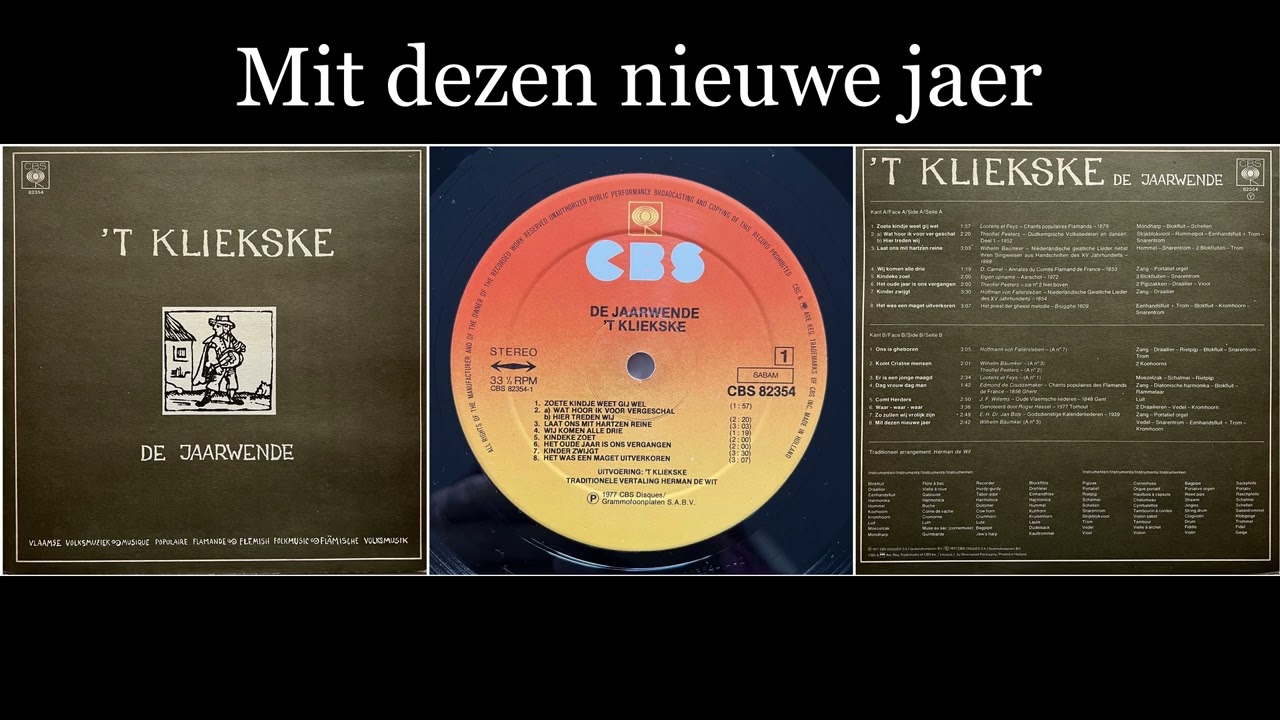 't Kliekske - De jaarwende - 16 Mit dezen nieuwe jaer