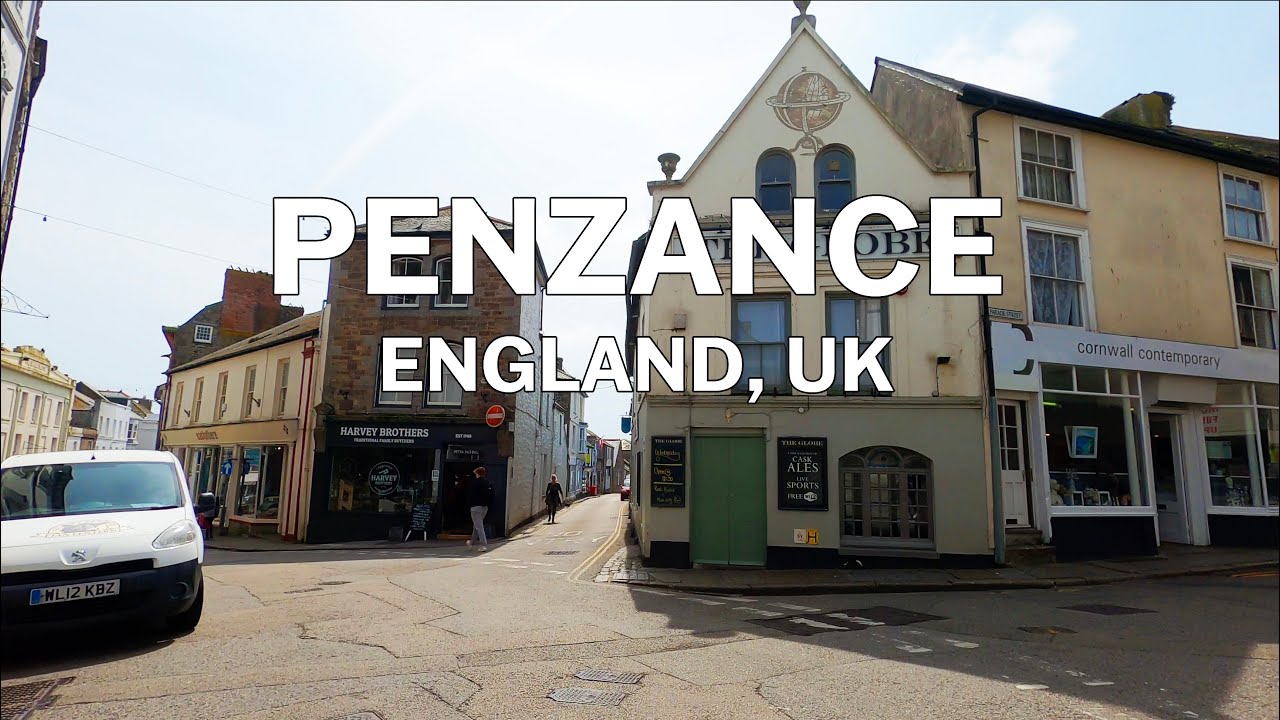Penzance, England, United Kingdom - Driving Tour 4K