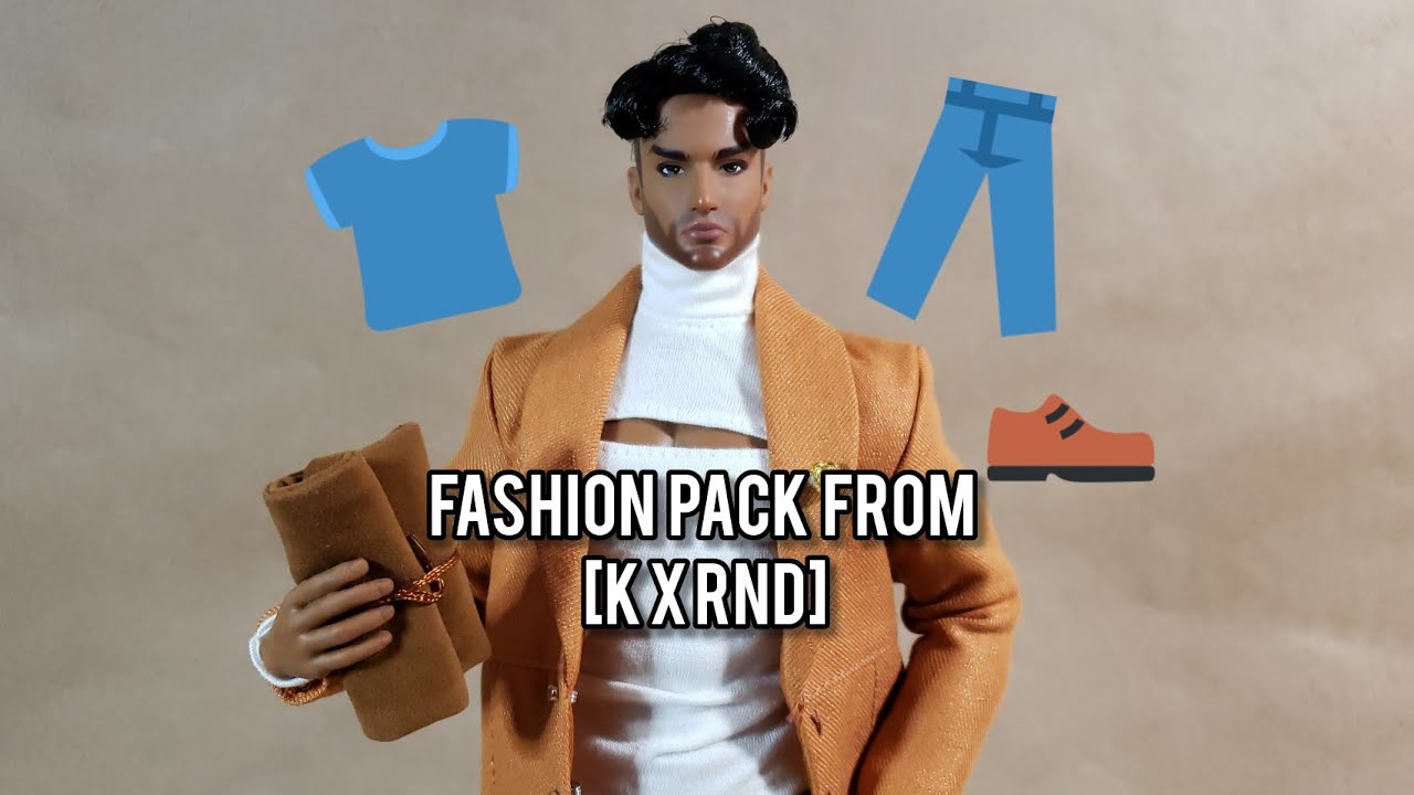 Unboxing Fashion pack from [K x RND] for ADONIS Doll 👕👖