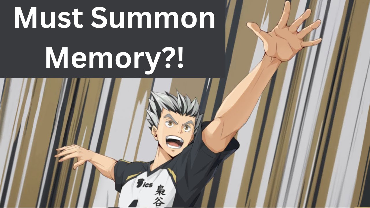 Нужно ли призывать память? &mdash; HAIKYU! Лети высоко