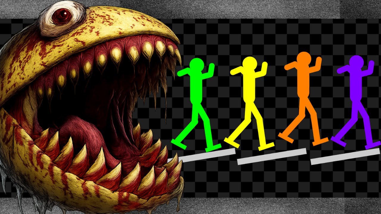 Survival Stickman Race - Run From Frog Monster