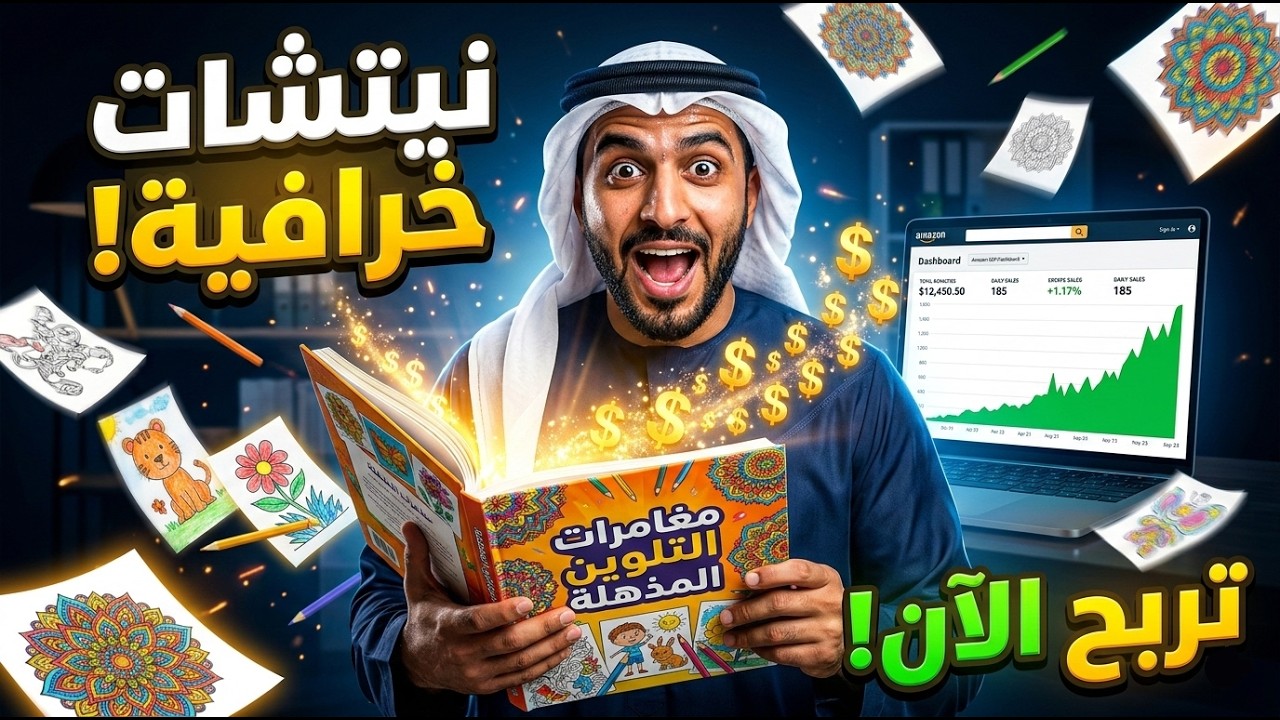 نيتشات أمازون KDP خاصة بكتب التلوين جاهزة للربح