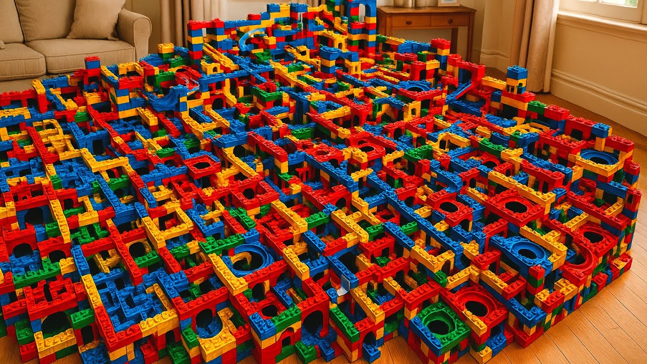 Marble Run Race ASMR Rollercoaster | Relaxing Chaos That Sparks Inner Stillness