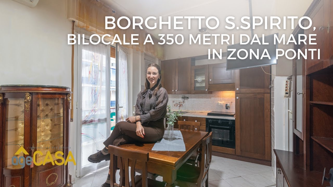 Bilocale vicino al mare in vendita a Borghetto Santo Spirito, Zona Ponti, Via Venezia #casainvendita